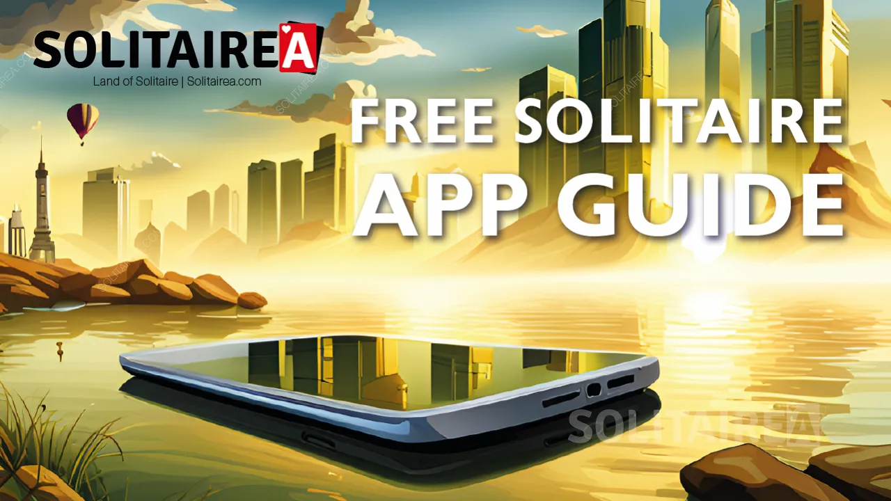 Cara memainkan game Solitaire Klasik dengan aplikasi Solitaire gratis kami
