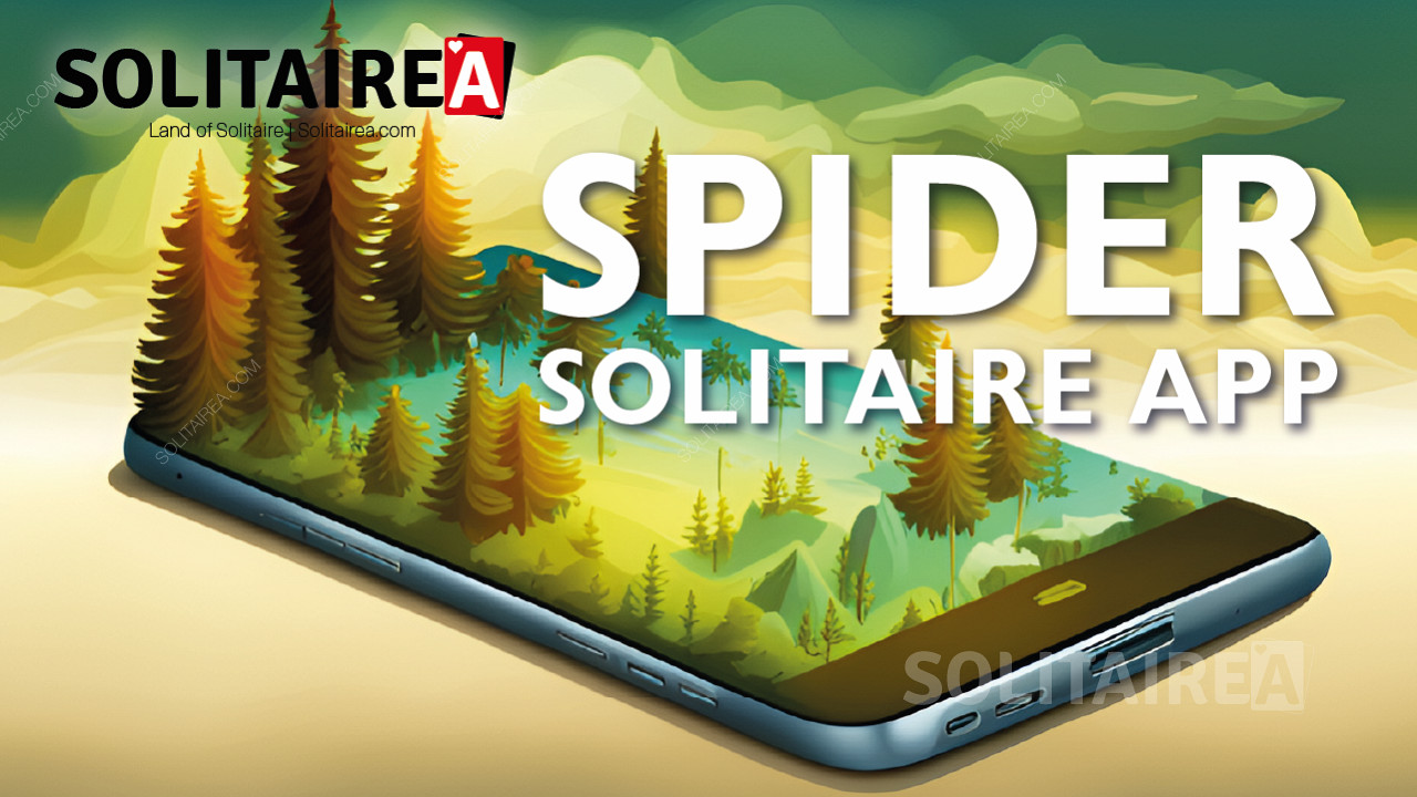 Mainkan dan menangkan Spider Solitaire dengan aplikasi Spider Solitaire